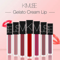 أحمر شفاه KIMUSE ميت سائل ناعم غير لامع، أحمر شفاه سائل غير لامع ومقاوم للماء، مستحضرات تجميل للشفاه، أحمر شفاه غير لامع يدوم طويلاً