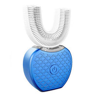 360 Degrees Intelligent Automatic Electric  Toothbrush Waterproof U Type Tooth Brush Whitening Blue Light USB Charging