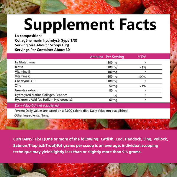 OEM ODM Private Label Collagen Glowing Powder Herbal Supplement Collagen Protein Drink Mix Powder Support Healthy Skin Brightening Beauty From Within Joint Strength